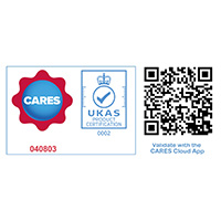 CARES BS4449 Product Conformity Certification