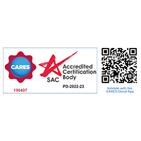Cares SS 560 Product Conformity Certification